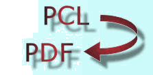 pcl to pdf
