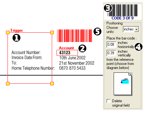 wie werden Barcodes eingebaut