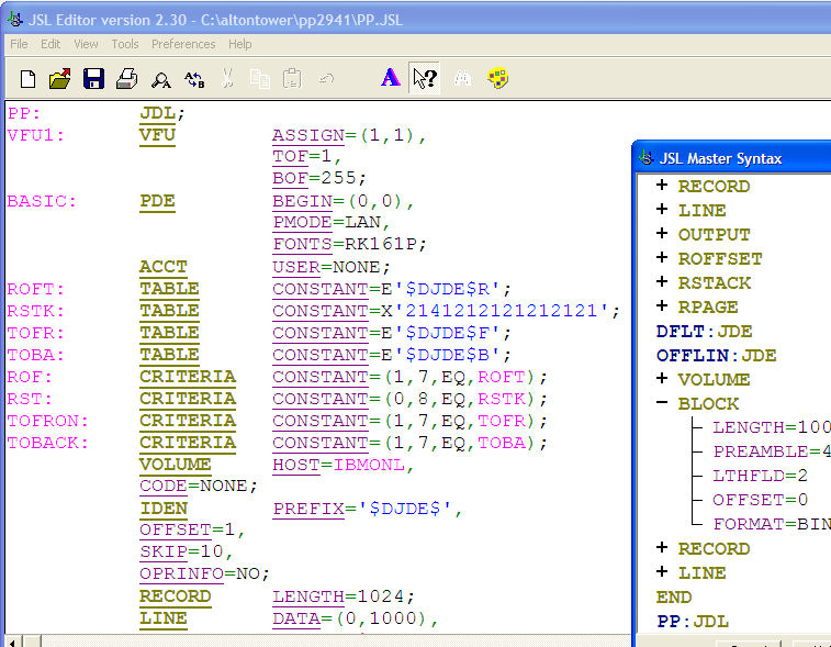 pcl to metacode