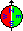 Compass image in Red, Green, Blue