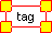 Tag box (yellow sizing handles) image