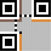 QRCODE version 1 example